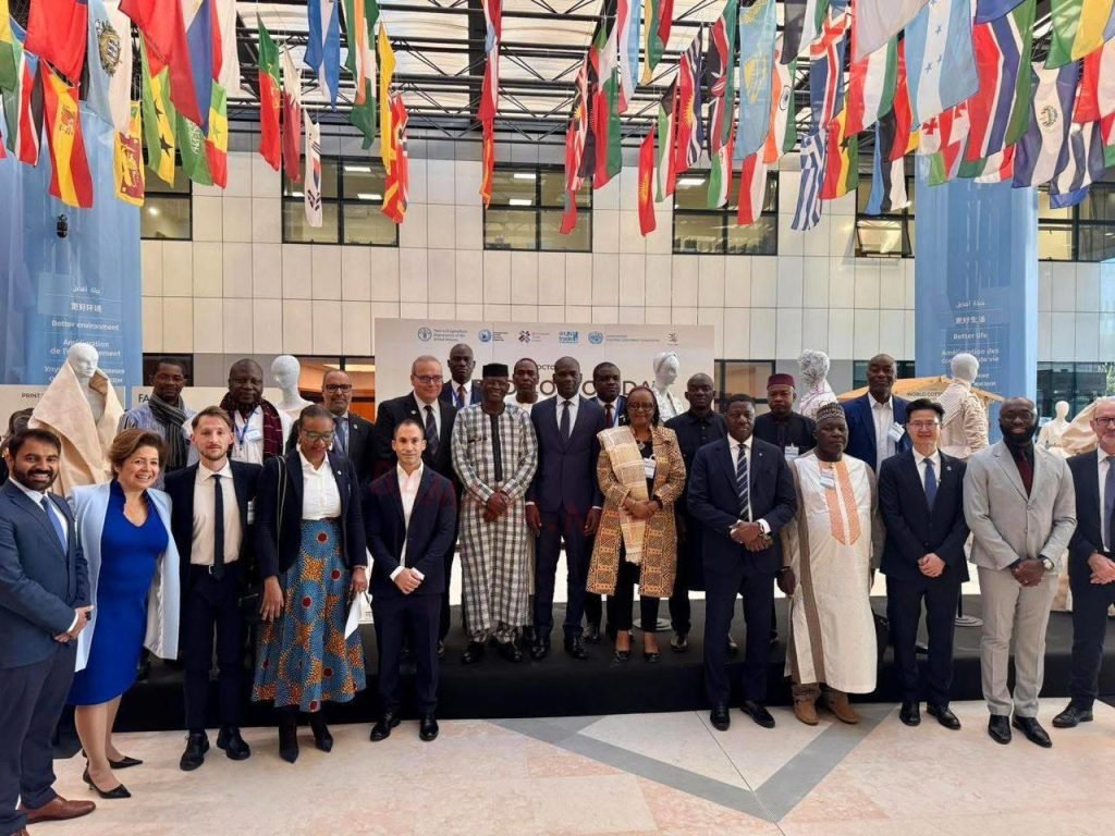 Journée Mondiale du Coton à Rome : Le Ministre DIALLO (C4+) plaide pour un commerce plus équitable.