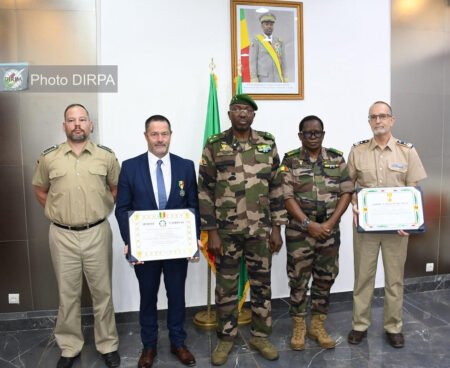 COOPERATION MALI-ALLEMAGNE : deux officiers allemands décorés par le MDAC
