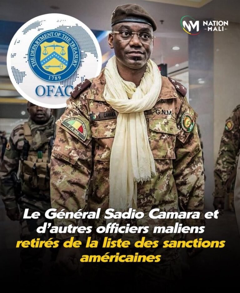 Sanctions américaines : trois responsables maliens radiés de la liste OFAC